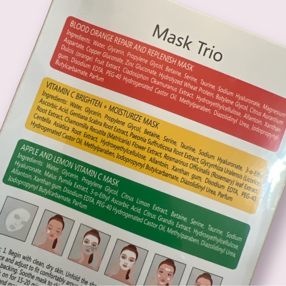 Faccia Face Mask Trío, 3 Mask Set, New in Box - Picture 3 of 3